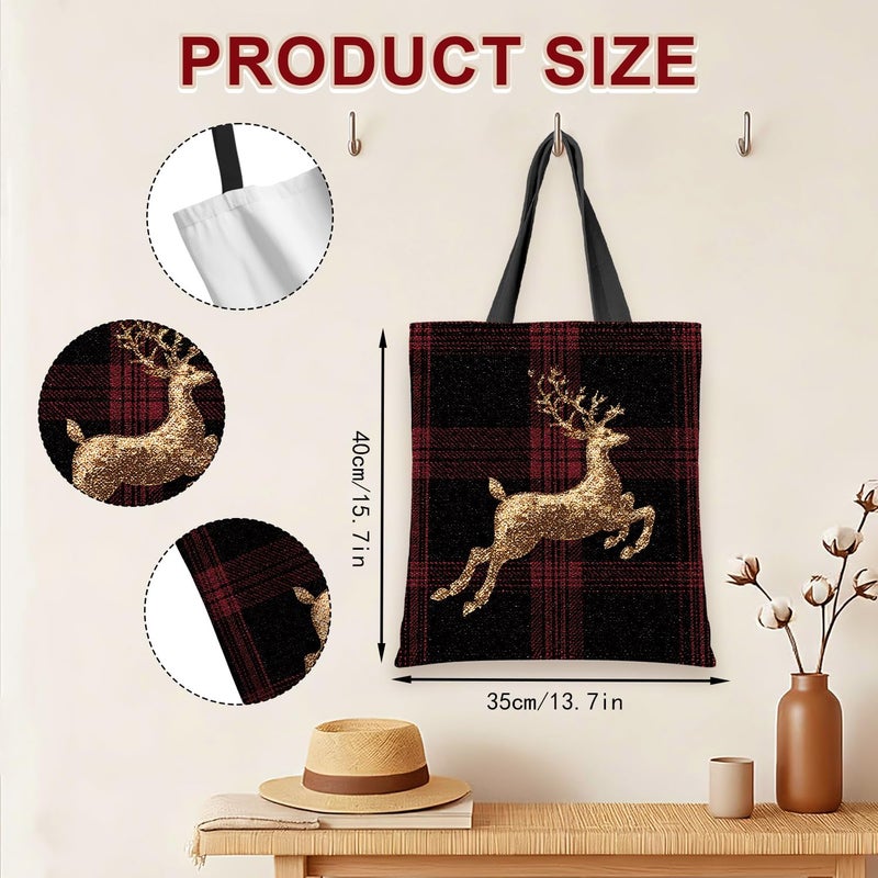 ANNA QUEEN Cat Tote Bag Shoulder Bag Handle Bag for Gym Yoga Picnic Beach Kitchen Reusable - Image 2